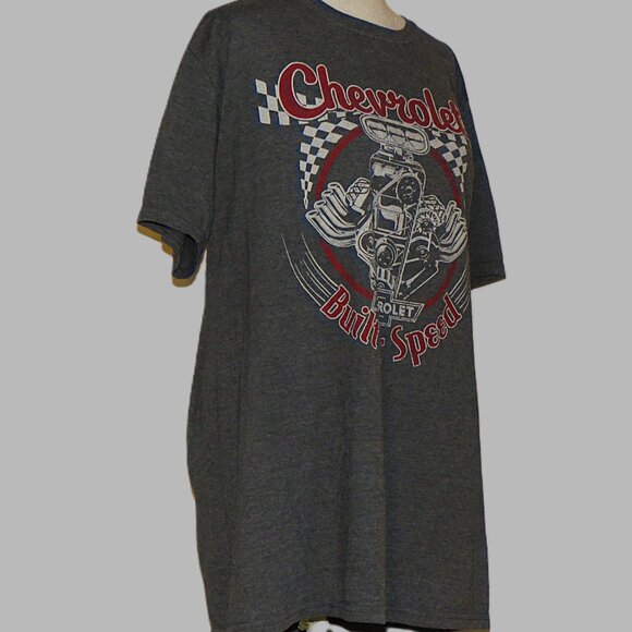 Official GM Men's Chevrolet Built For Speed T-Shirt Size L 42-44 (C260) - Picture 3 of 6